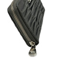 Wag N' Purr Shop Handbag MICHAEL KORS Ruched Leather Clutch/Wallet - Metallic Pewter