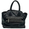 Wag N' Purr Shop Handbag MIU MIU Stud & Crystal Embellished Leather Satchel - Black