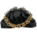 Wag N' Purr Shop Handbag MODA LUXE Convertible Clutch Double Chain Crossbody New w/Tags Black