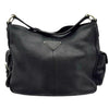 Wag N' Purr Shop Handbag PRADA Vitello Diano Textured Leather Shoulder Bag - Black