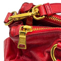 Wag N' Purr Shop Handbag PRADA Vitello Satchel - Red