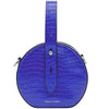 Wag N' Purr Shop Handbag REBECCA MINKOFF Leather Croc-Embossed Convertible Handle Bag - Blue
