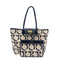 Wag N' Purr Shop Handbag SALVATORE FERRAGAMO Gancini Monogram Tote Bag - Black & Beige