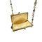 Wag N' Purr Shop Handbag Vintage Floral & Beaded Evening Bag - Champagne Gold