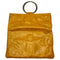 Wag N' Purr Shop Handbag WORTH Distressed Leather Handle Bag / Tote - Gold