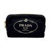 Wag N' Purr Shop Makeup Bags PRADA Canapa Canvas Cosmetic Pouch - Black NEW w/Out Tags