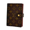 Wag N' Purr Shop Organizer LOUIS VUITTON Monogram Canvas PM Small Ring Agenda Cover - Brown