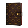 Wag N' Purr Shop Organizer LOUIS VUITTON Monogram Canvas PM Small Ring Agenda Cover - Brown
