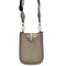 Wag N Purr Shop Phone Case Metallic Pewter HANDBAG Mini Messenger Bag / Phone Case - New w/Tags