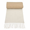 Wag N' Purr Shop Scarves & Shawls LOEWE Reversible Wool & Cashmere Scarf - Off-white & Sandy Beige