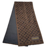 Wag N' Purr Shop Scarves & Shawls LOUIS VUITTON Vintage Monogram Alpaca Scarf - Brown & Black