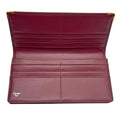 Wag N' Purr Shop Wallet CARTIER Leather Must de Cartier Bifold Long Wallet - Burgundy NEW w/Out Tags