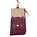 Wag N' Purr Shop Wallet KATE SPADE Meow Small Zip Card Holder - Pink New w/Tags