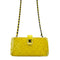 Wag N' Purr Shop Women's Handbag CHANEL Quilted Velvet CC Mini Phone Holder Clutch / Crossbody - Yellow