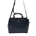 Wag N' Purr Shop Women's Handbag LONDON FOG Marcelle Studded Satchel - Black NEW w/Tags