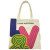 Wag N' Purr Shop Women's Handbag LOUIS VUITTON 2021 Limited Edition Canvas Shopping Tote - Creme NEW w/Out Tags
