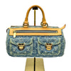 Wag N' Purr Shop Women's Handbag LOUIS VUITTON Denim Monogram Neo Speedy - Blue