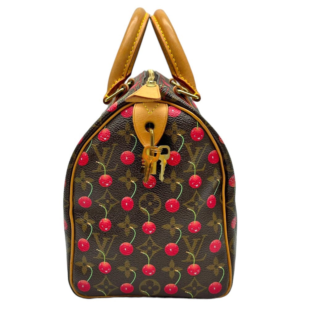 LOUIS VUITTON Limited Edition Murakami Monogram Cerises Speedy 25 - Br ...