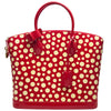 Wag N' Purr Shop Women's Handbag LOUIS VUITTON x Yayoi Kusama Vernis Infinity Dots Lockit Handle Bag - Red