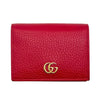 Wag N' Purr Shop Women's Wallet GUCCI GG Marmont Pebbled Leather Compact Wallet & Card Case - Red