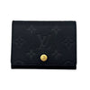 Wag N' Purr Shop Women's Wallet LOUIS VUITTON Monogram Empreinte Leather Card Holder - Black