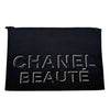 WagnPurr Shop Accessories CHANEL Beaute VIP Gift Embroidered Logo Makeup Pouch - Black New w/Out Tags