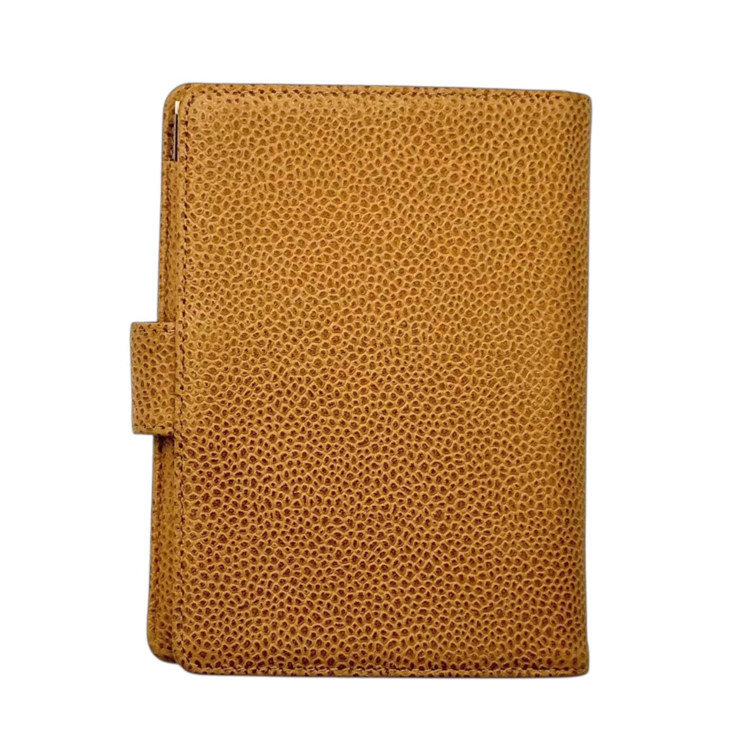 CHANEL Vintage CC Logo Caviar Leather Notebook Cover - Beige– Wag N ...