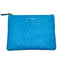 WagnPurr Shop Accessories COMME des GARÇONS Embossed Leather Zip Pouch - Blue