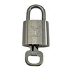 WagnPurr Shop Accessories LOUIS VUITTON Brushed Metal Lock & Key Set - Gunmetal NEW w/Out Tags
