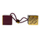 WagnPurr Shop Accessories LOUIS VUITTON Hair Tie Cubes - Plum & Gold