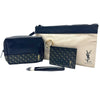 WagnPurr Shop Accessories YVES SAINT LAURENT 4-Piece Canvas Makeup Travel Kit - Black & Cream