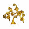 WagnPurr Shop Brooch ANN HAND Washington DC Cherry Blossom Pin-Sterling Clad 18K Gold