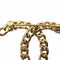 WagnPurr Shop Brooch CHANEL Coco Mark Line Stone Chain CC Brooch - Gold NEW w/Tags