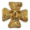 WagnPurr Shop Brooch CHANEL Vintage Coco Mark 4 Leaf Clover Brooch - Gold