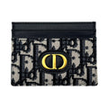 WagnPurr Shop Card Case CHRISTIAN DIOR 30 Montaigne Freesia Card Holder - Black New w/Out Tags