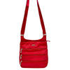 WagnPurr Shop Handbag BAGGALLINI Big Zipper Crossbody - Red