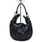WagnPurr Shop Handbag BALLY Pleated Leather Multi-Zip Shoulder Bag - Black