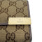 WagnPurr Shop Handbag GUCCI Long GG Logo Canvas and Leather Wallet- Brown and Camel