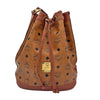 WagnPurr Shop Handbag MCM Dessau Drawstring Bag in Visetos - Cognac