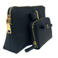 WagnPurr Shop Handbag MIZTIQUE Vegan 2-in-1 Crossbody & Wallet - Black New w/Out Tags