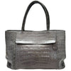 WagnPurr Shop Handbag NANCY GONZALEZ Large Croc Tote - Grey