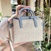 WagnPurr Shop Handbag NANCY GONZALEZ Mini Croc Christie Convertible Satchel - Baby Blue New w/Out Tags