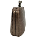 WagnPurr Shop Handbag RODO Vintage Snakeskin Convertible Crossbody with Rhinestone Clasp - Brown NEW w/Tags