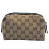 WagnPurr Shop Makeup Bags GUCCI GG Monogram Canvas Pouch - Beige & Brown NEW w/Out Tags