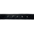 WagnPurr Shop Men's Belt GIORGIO ARMANI Crocodile Belt Black with Silver Buckle