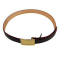 WagnPurr Shop Men's Belt MARC JACOBS Leather Belt - Dark Brown