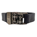 WagnPurr Shop Men's Bracelet BRACELET Sterling Silver & Leather - Black