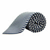 WagnPurr Shop Men's Tie BRIONI Diagonal Stripe Silk Tie - Navy & Silver