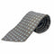 WagnPurr Shop Men's Tie BRIONI Geometric Octagon Pattern Handmade Silk Tie - Brown & Powder Blue