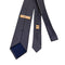 WagnPurr Shop Men's Tie BRIONI Mini Print Handmade Silk Tie - Navy